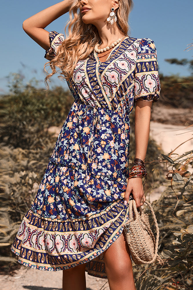 Gorgeous A Line Floral Dress