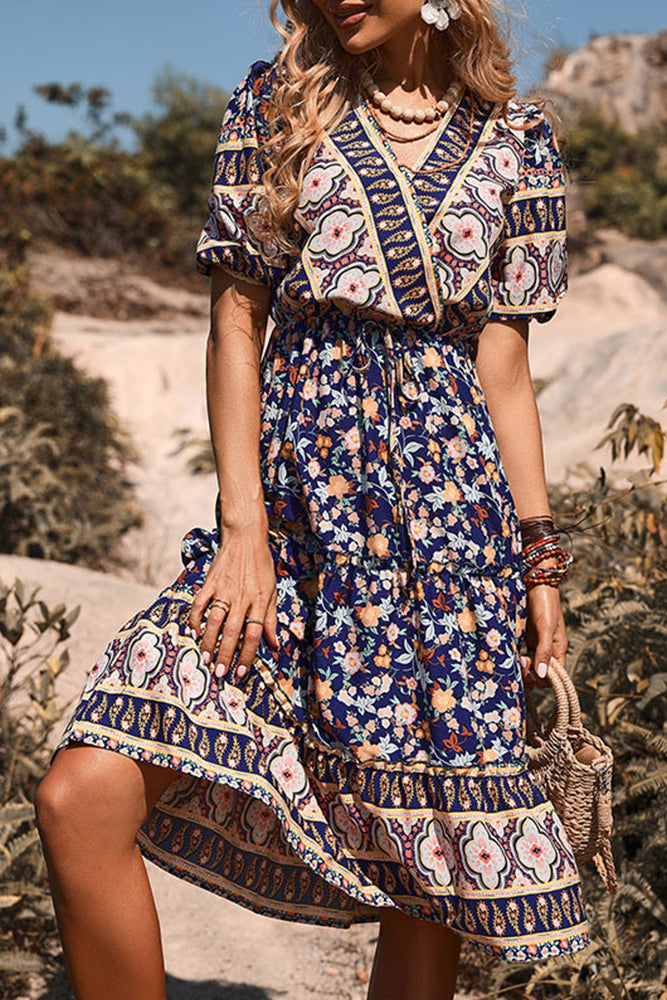 Gorgeous A Line Floral Dress