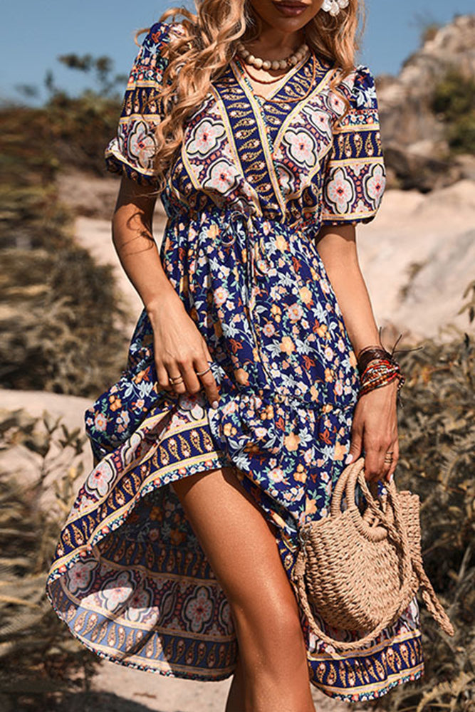 Gorgeous A Line Floral Dress