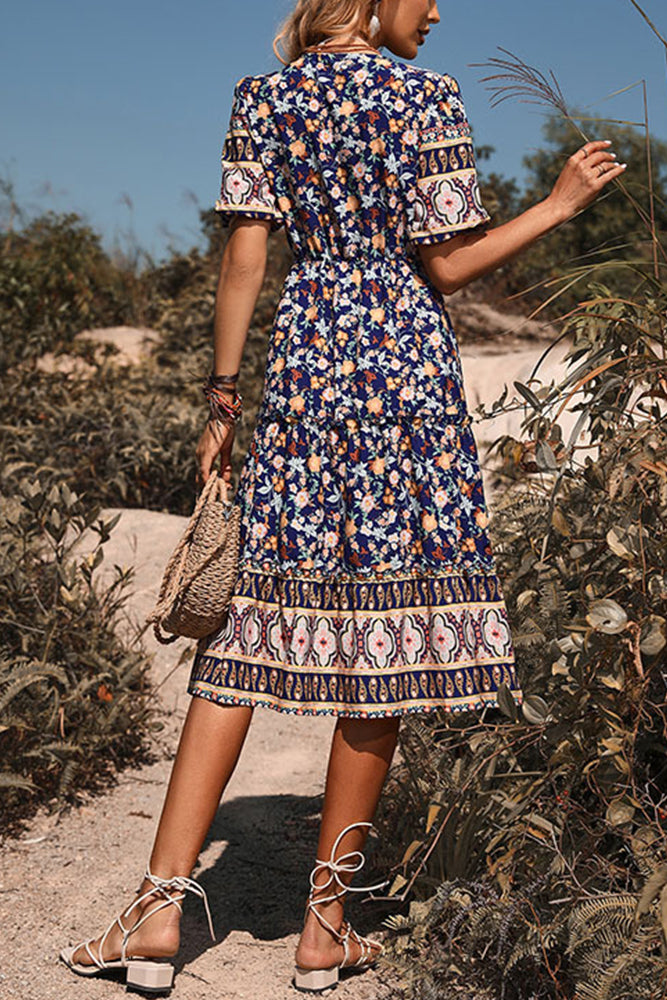 Gorgeous A Line Floral Dress