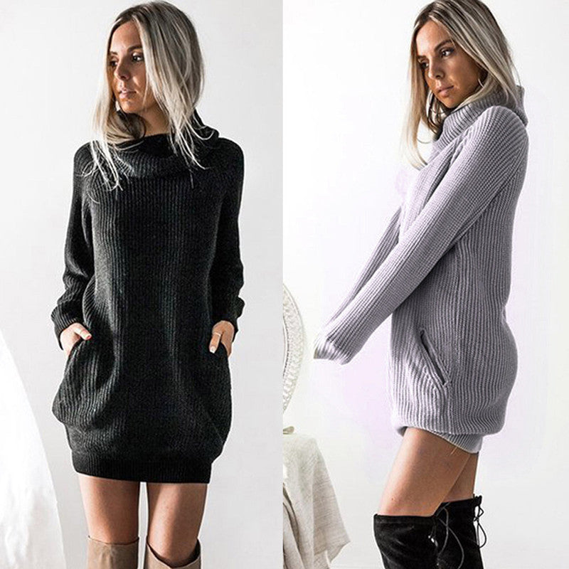 Pocket Sweater Dress