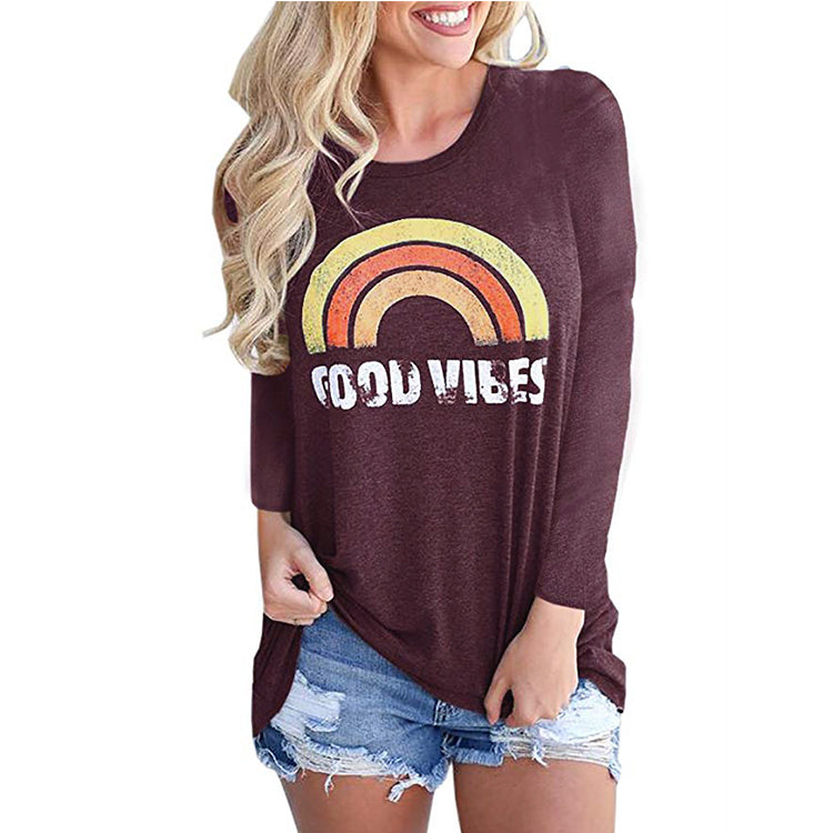 Distressed Good Vibes Tee