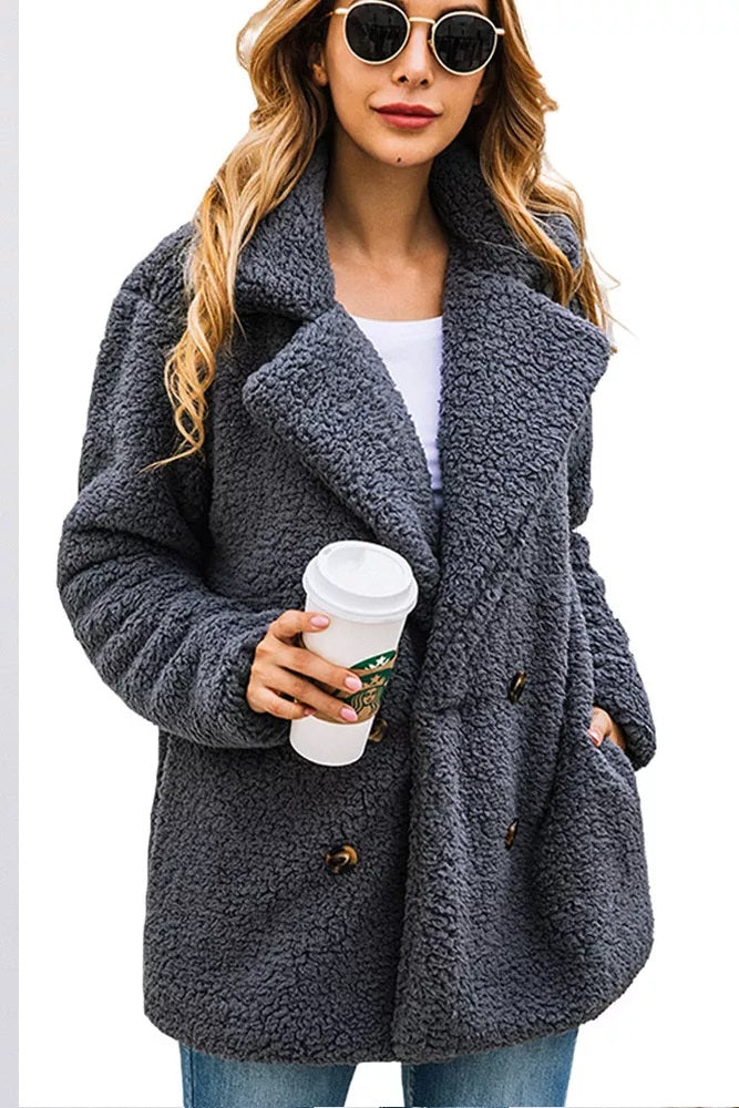 Sherpa Fall Coat Pre-Sale (4 colors)
