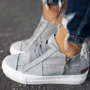 POP! Stock - Weathered Canvas Zipper Sneak