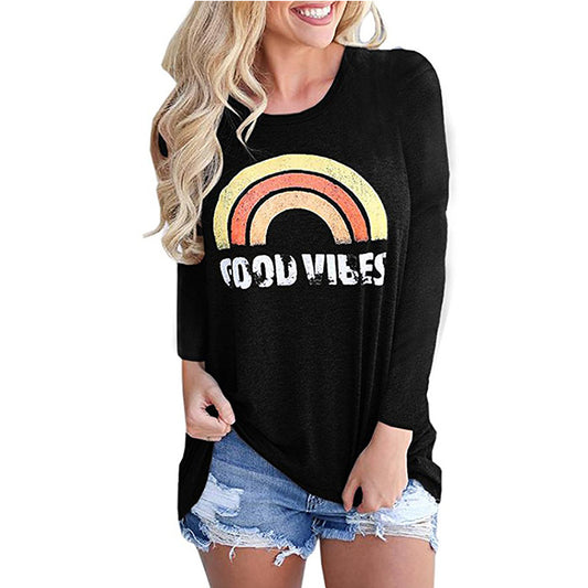 Distressed Good Vibes Tee
