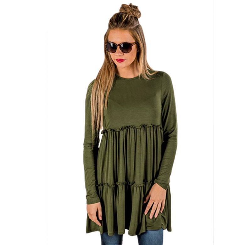 Ruffle Tunic Top