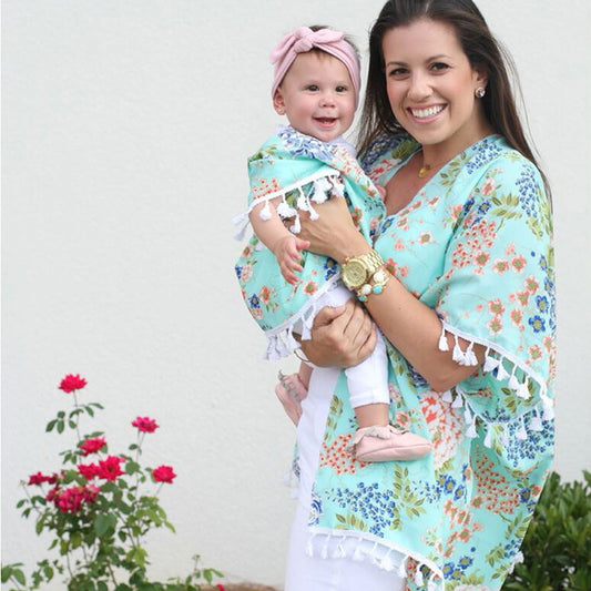 Mommy & Me Floral Wraps