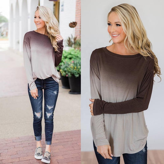 Ombre Sweatshirt Tunic (2 colors)