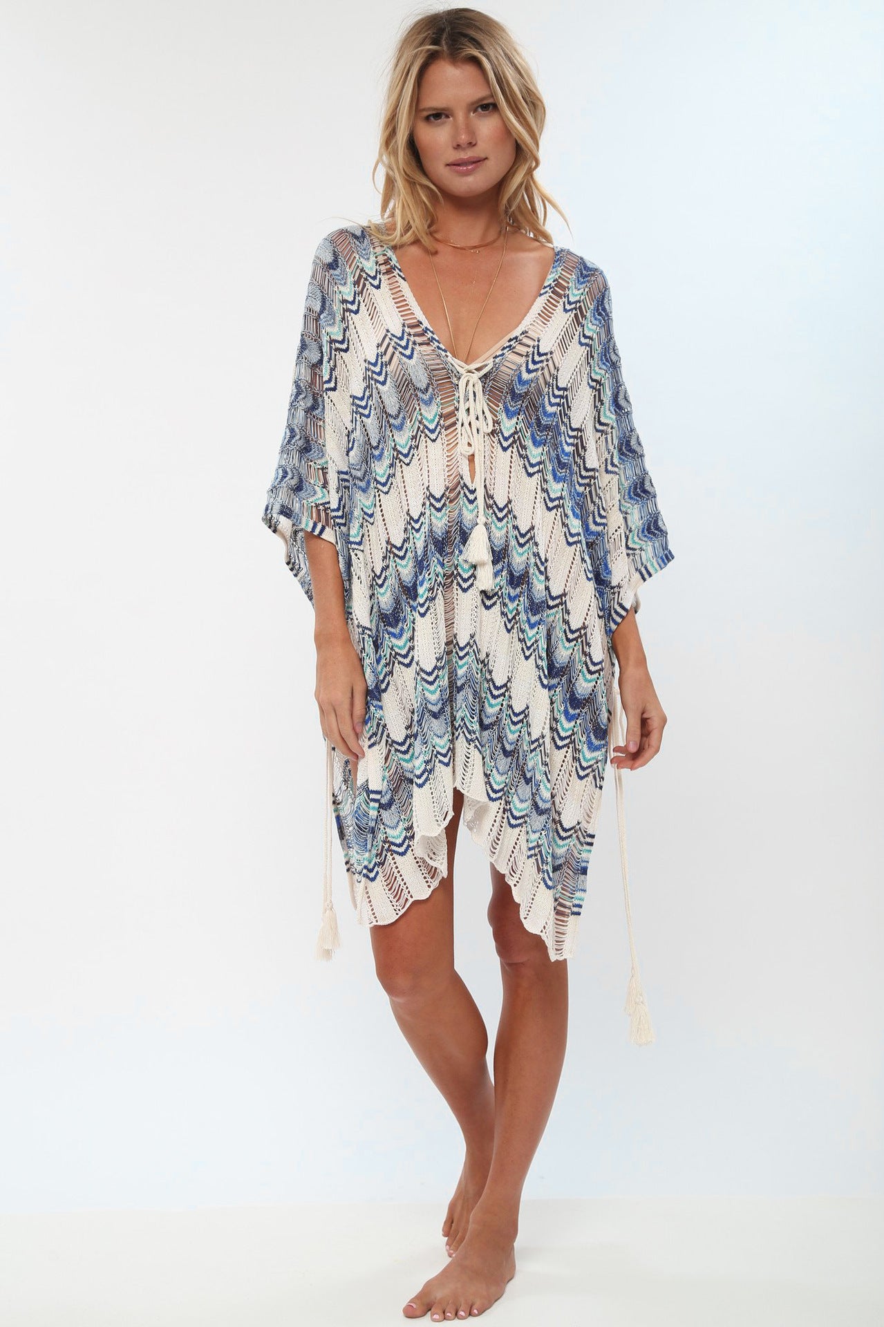 Waves of Color Knit Cover-Up (Two styles)