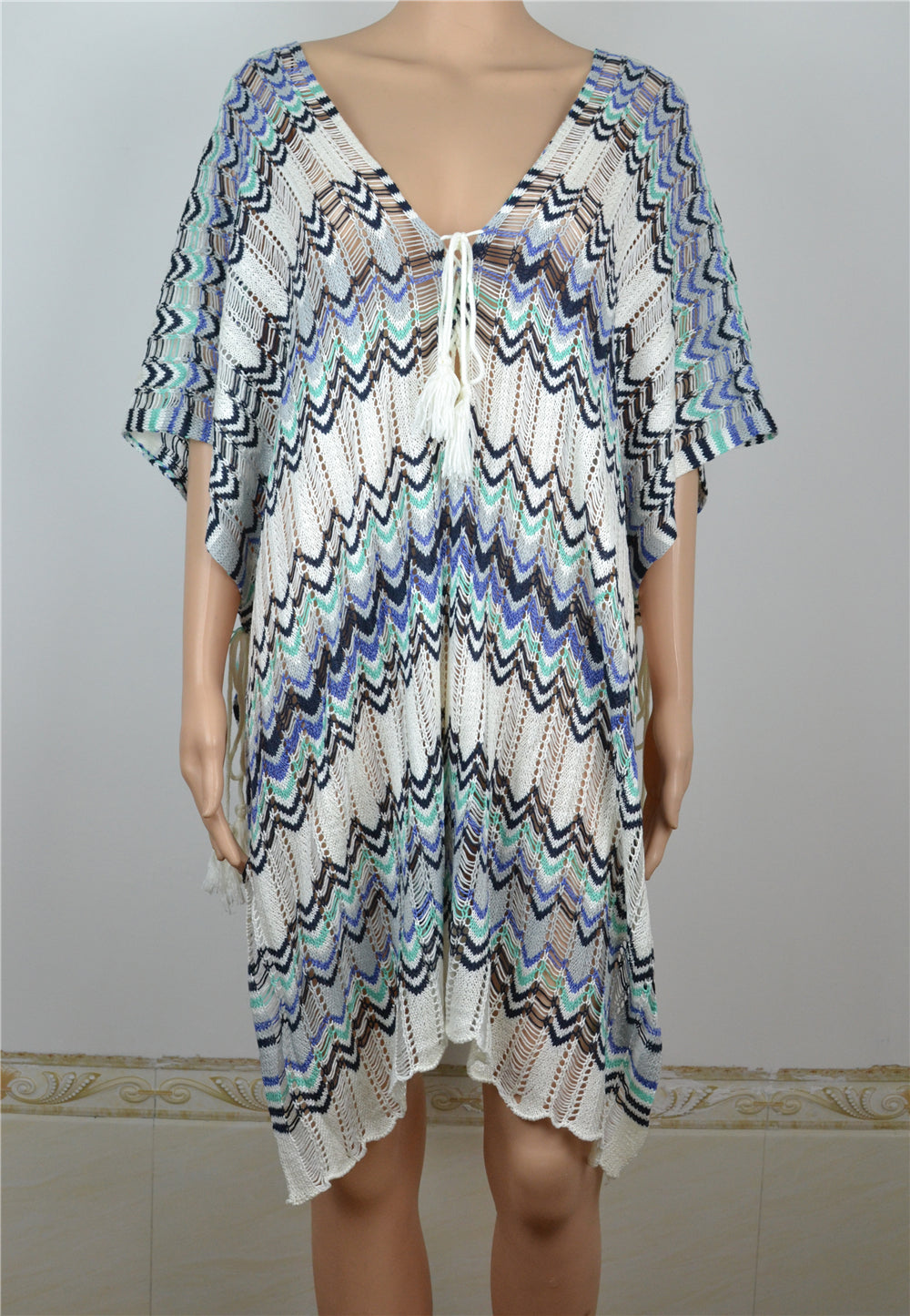 Waves of Color Knit Cover-Up (Two styles)