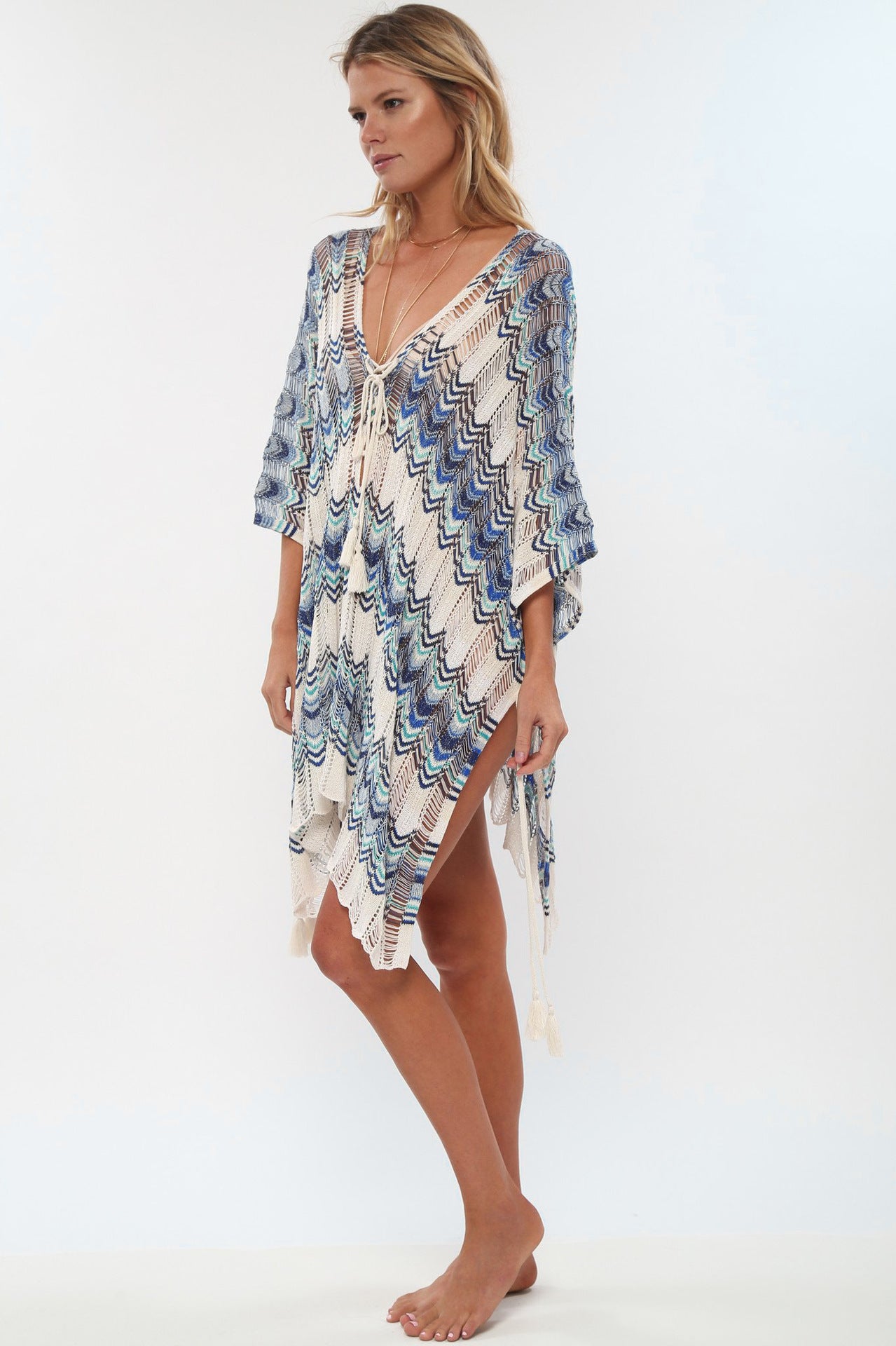 Waves of Color Knit Cover-Up (Two styles)