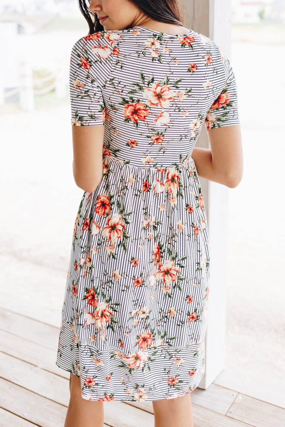 Comfy Floral A Line Dress