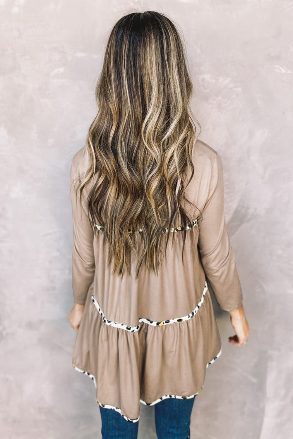 Ruffle Fun Leopard Top