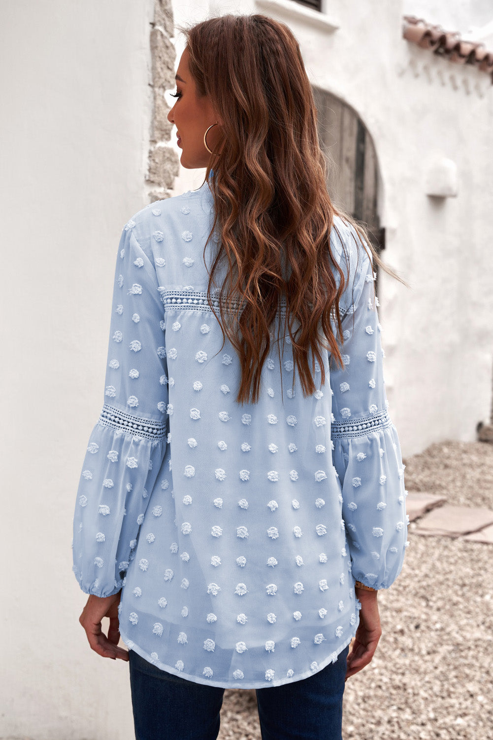 Puff Sleeve Polka Dot Top (3 Colors)