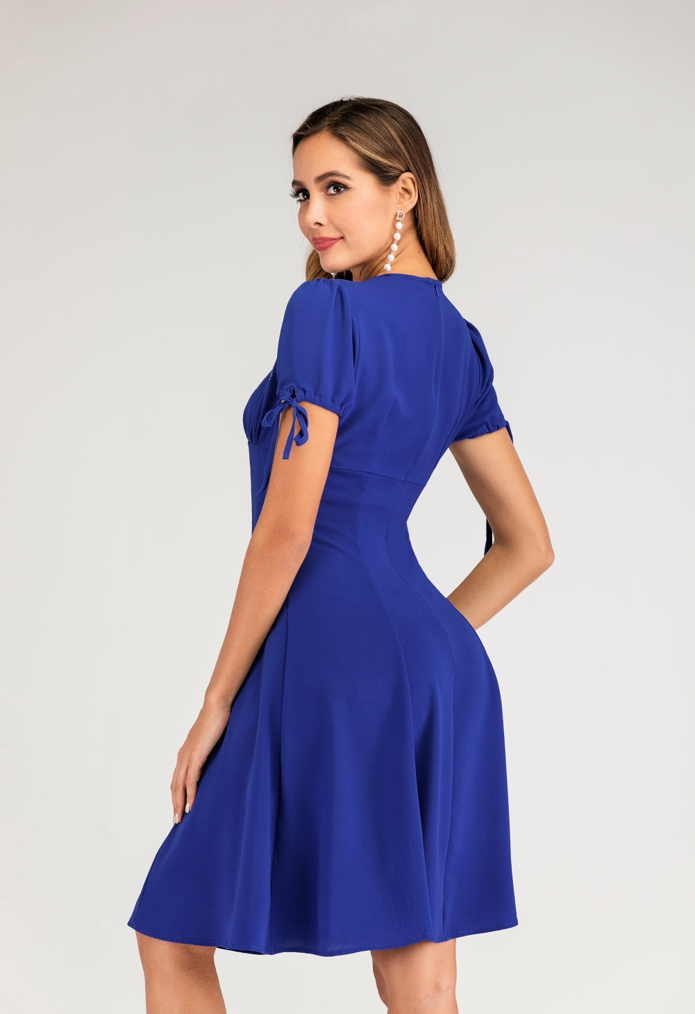 Vintage Flower Skater Dress (Up to 2XL!)