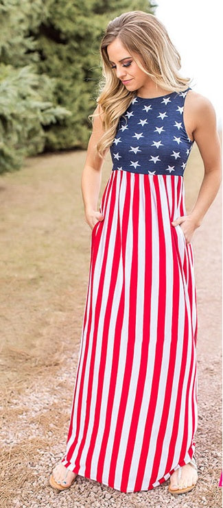 Doodle Dandy Pocket Maxi Dress