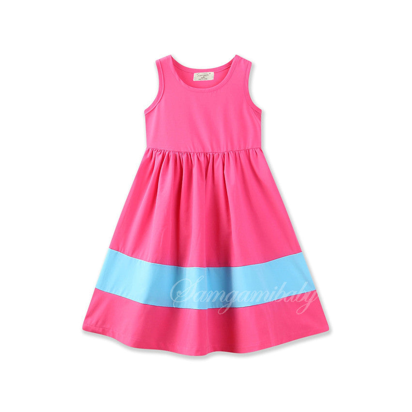 Mommy & Me Bubblegum Maxi Dress