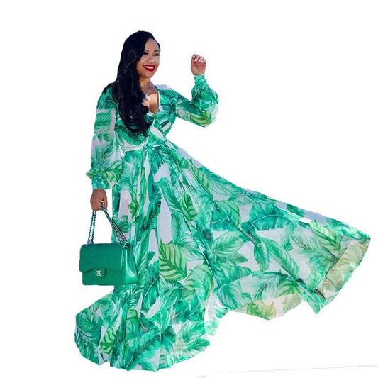 Plus Size Palm Paradise