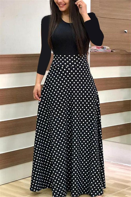 Practically Perfect Polka Dot Dress