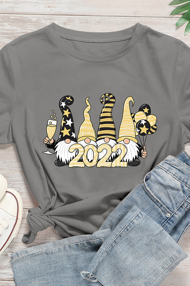 Gnome New Years Party Tee (3 Colors)