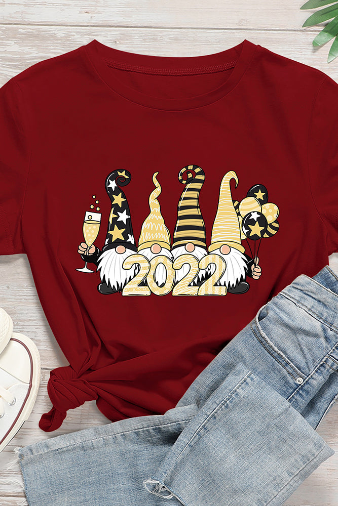 Gnome New Years Party Tee (3 Colors)
