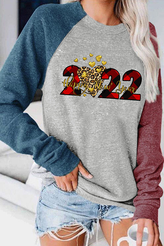 Leopard Heart New Years Party Tee