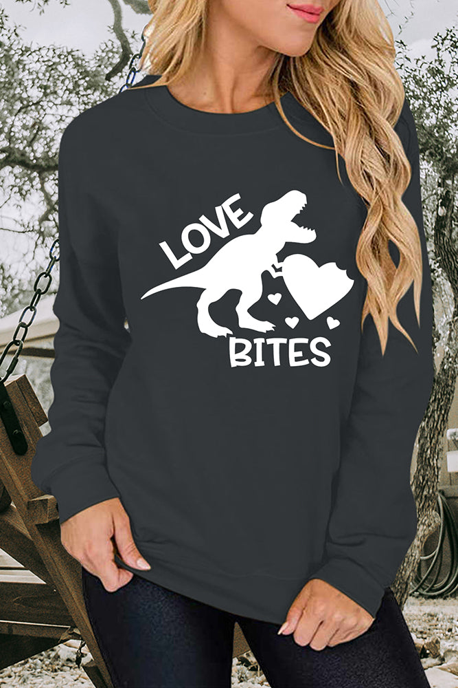 Love Bites Long Sleeve Tee (3 colors, Up to 2XL)