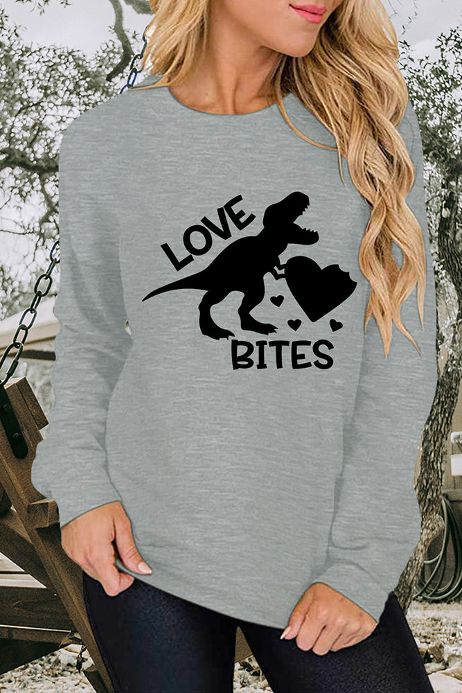 Love Bites Long Sleeve Tee (3 colors, Up to 2XL)