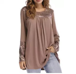 Sequin Tunic Top Top (plus size too!)