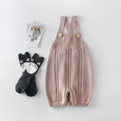 Mocha Latte Knitted Unisex Shortall