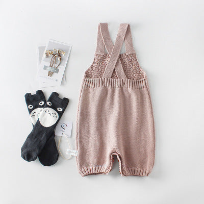 Mocha Latte Knitted Unisex Shortall