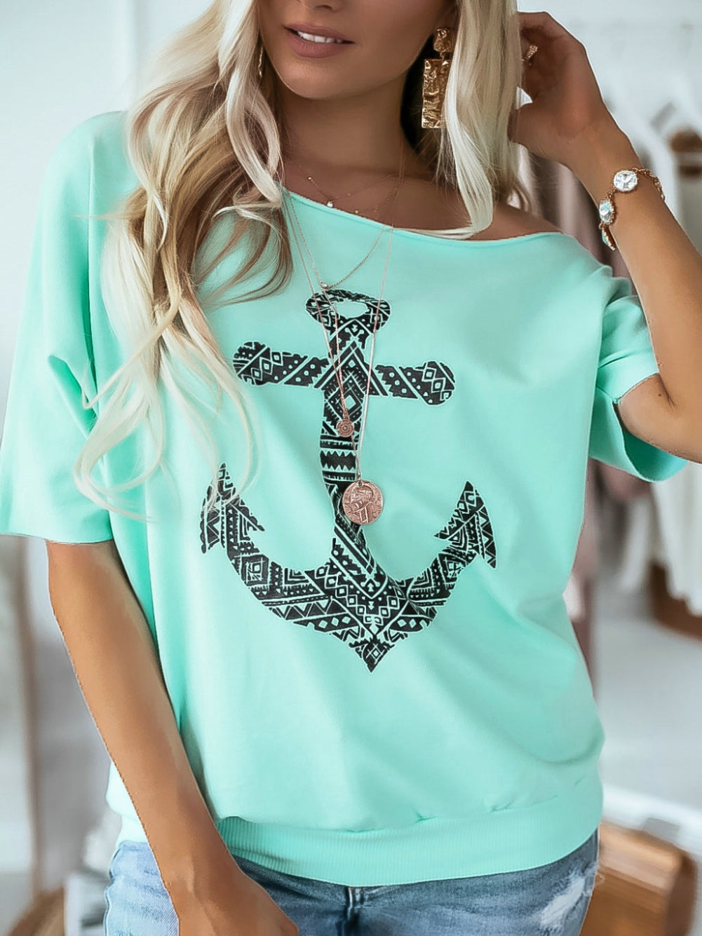 POP! Stock - Anchor Shoulder Show Shirt (Two colors)