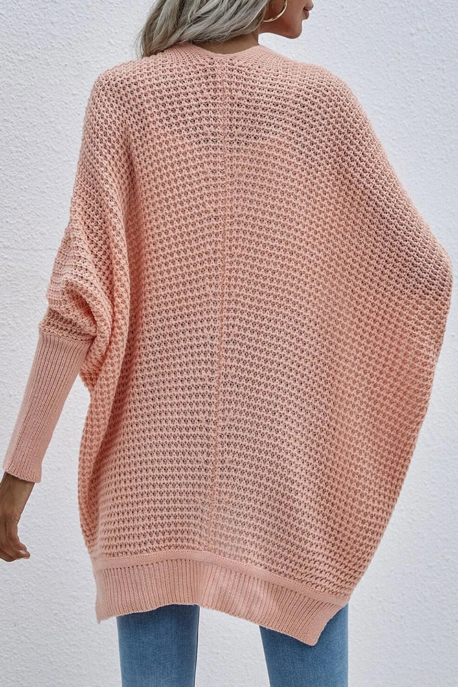 Bat Wing Long Cuff Knit Cardi (3 colors)
