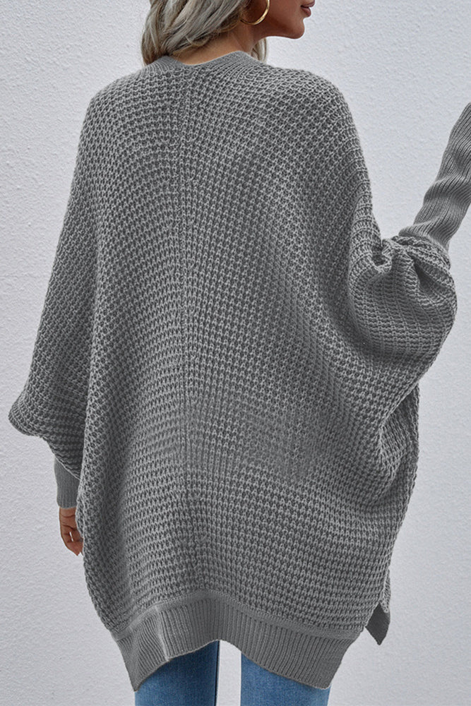 Bat Wing Long Cuff Knit Cardi (3 colors)