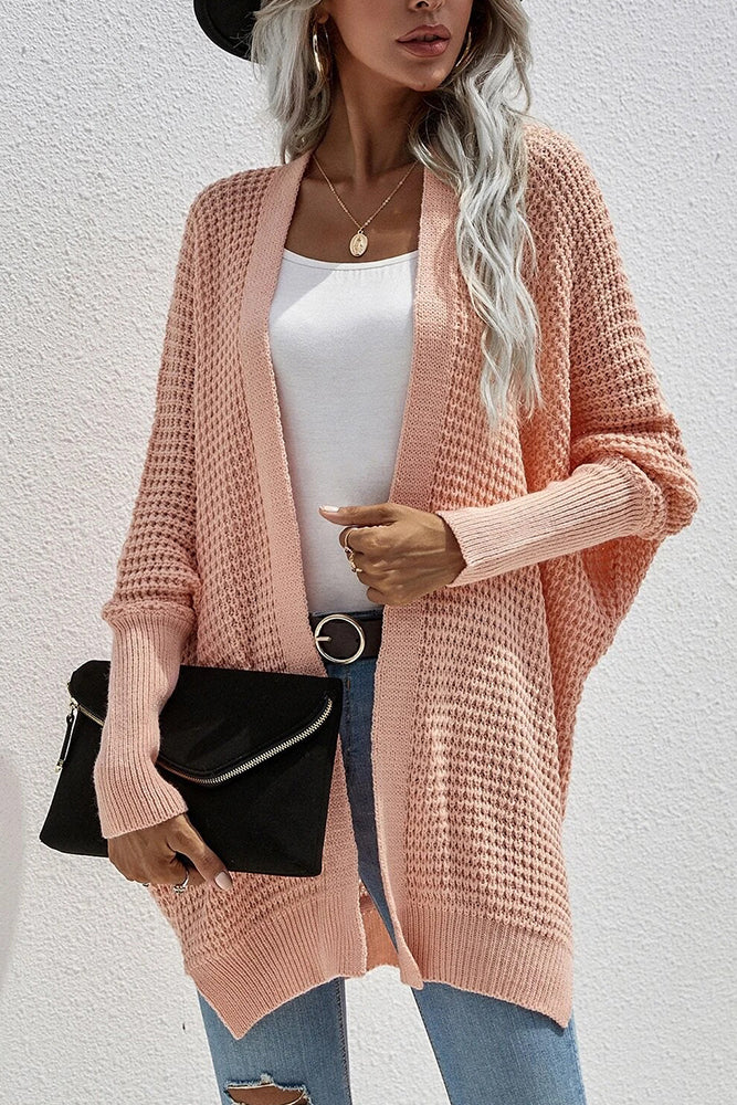 Bat Wing Long Cuff Knit Cardi (3 colors)