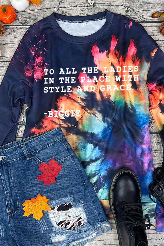 Biggie Smalls Tie Dye Lyric Tee
