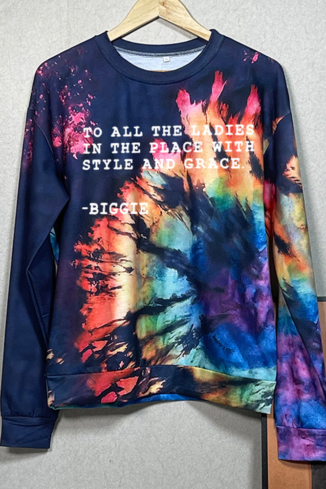Biggie Smalls Tie Dye Lyric Tee