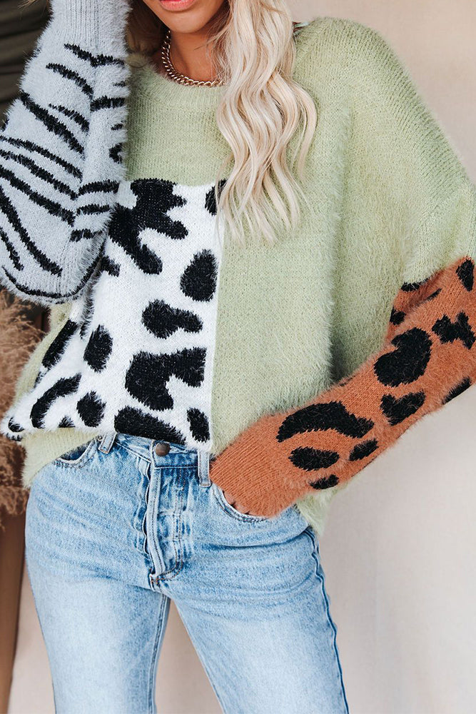 Leopard Party Sweater (2 colors)