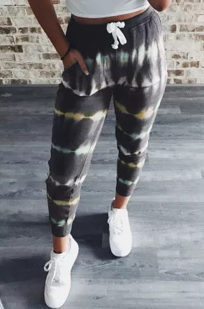 POP! Stock - Tie Dye Drawstring Pants (up to 3XL!)