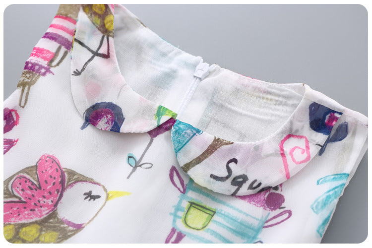 Animal Talk Cartoon Dress