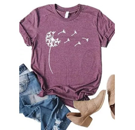 Dandelion Wishes Tee (3 colors, up to size 3XL!)