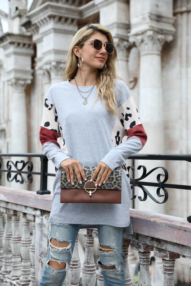 Stripes and Dots Tunic (4 colors, up to 2XL)