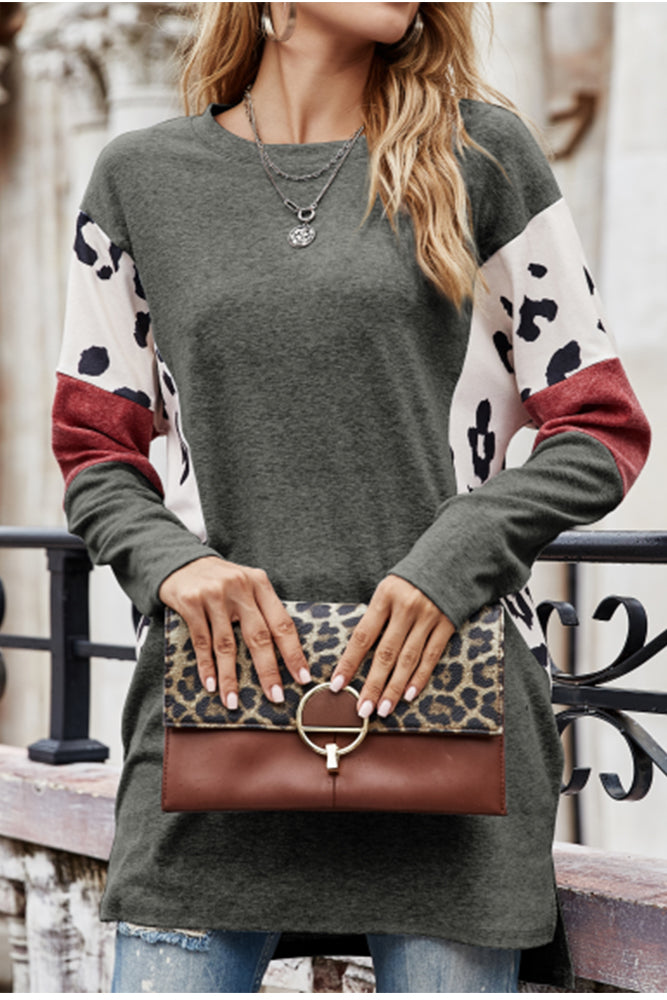 Stripes and Dots Tunic (4 colors, up to 2XL)