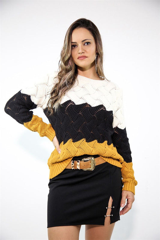 Squiggle Sweater (3 Colors)