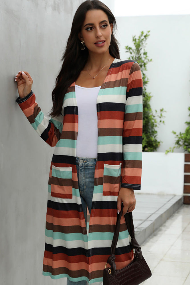 Coffee Tee Shirt Cardigan (Up to 2XL)