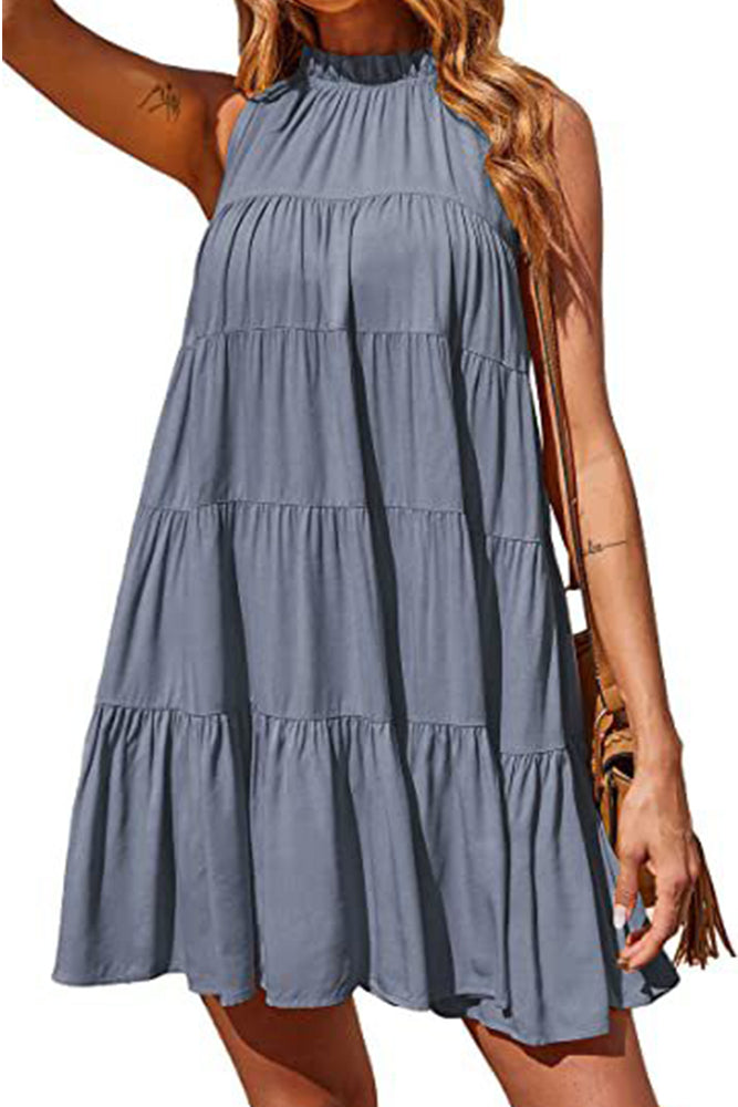 Tiered Ruffle Swing Dress (6 styles/colors)