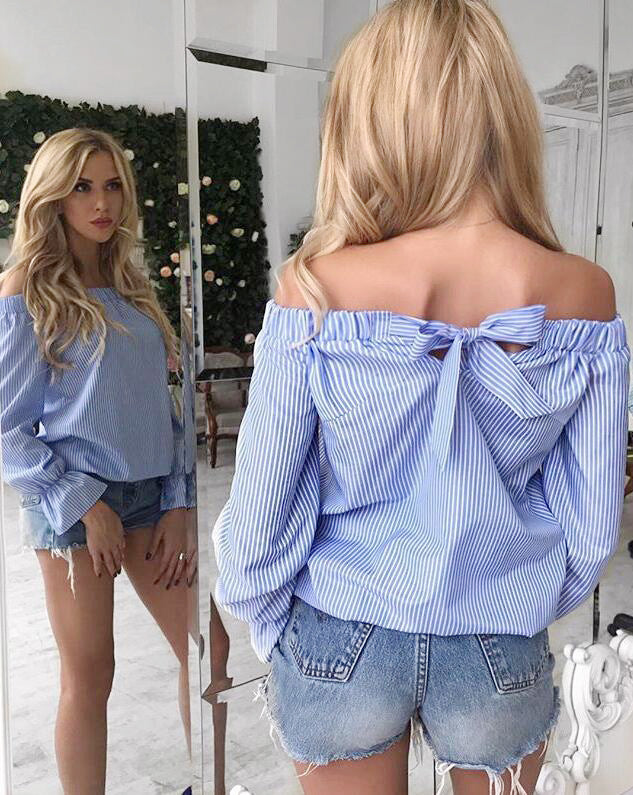 Ahoy! Striped Boat Top