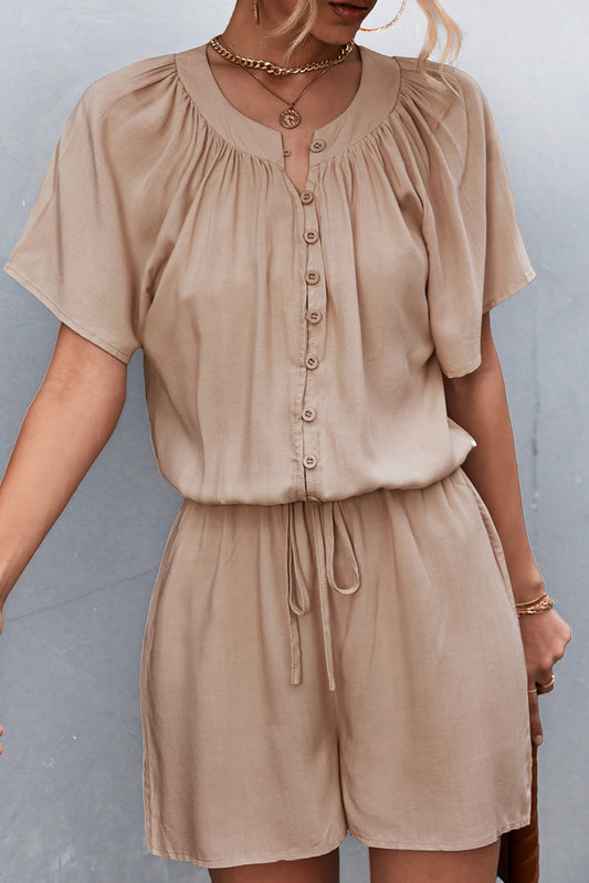 Button Up Jumpsuit (3 Colors)