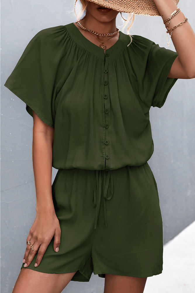 Button Up Jumpsuit (3 Colors)