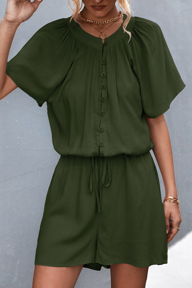 Button Up Jumpsuit (3 Colors)